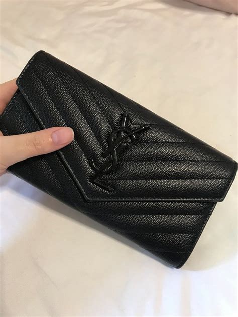 monogram large flap wallet ysl|ysl wallet price.